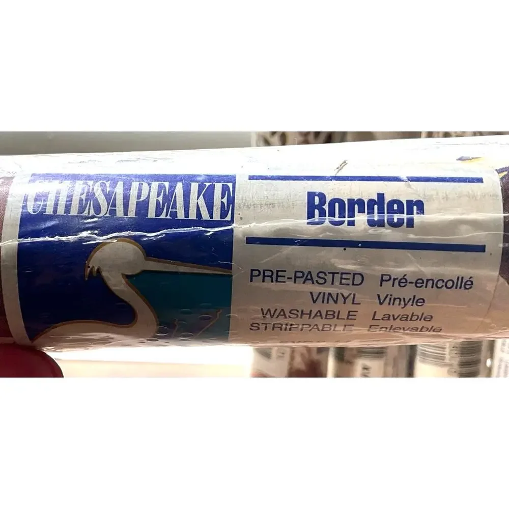Chesapeake Wallpaper Border 5 Rolls Sealed 25yds Bird Houses & Birds AV6701-1